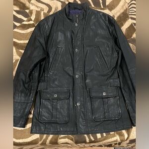 STERLING Men's Black Leather Jacket